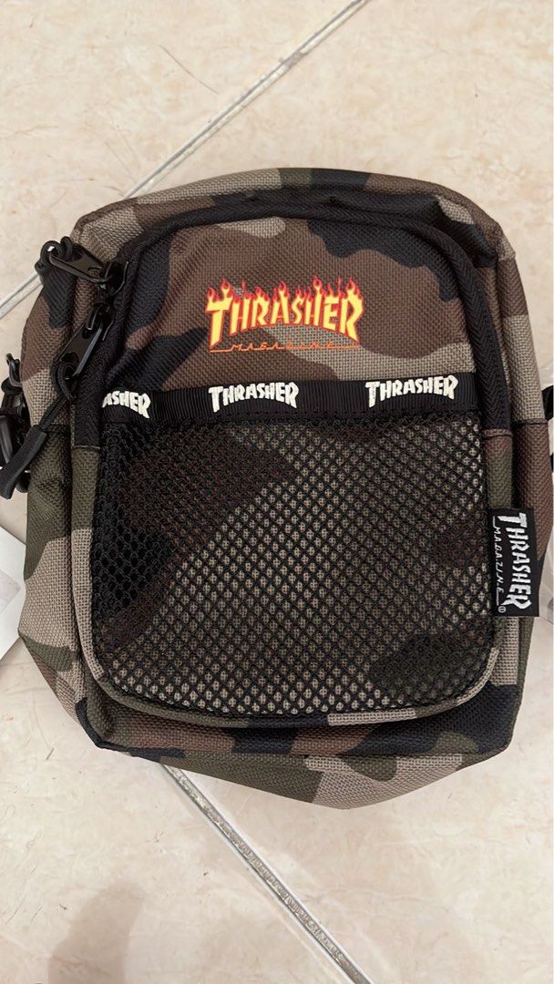 Thrasher Sling Bag Camo Black Original 100