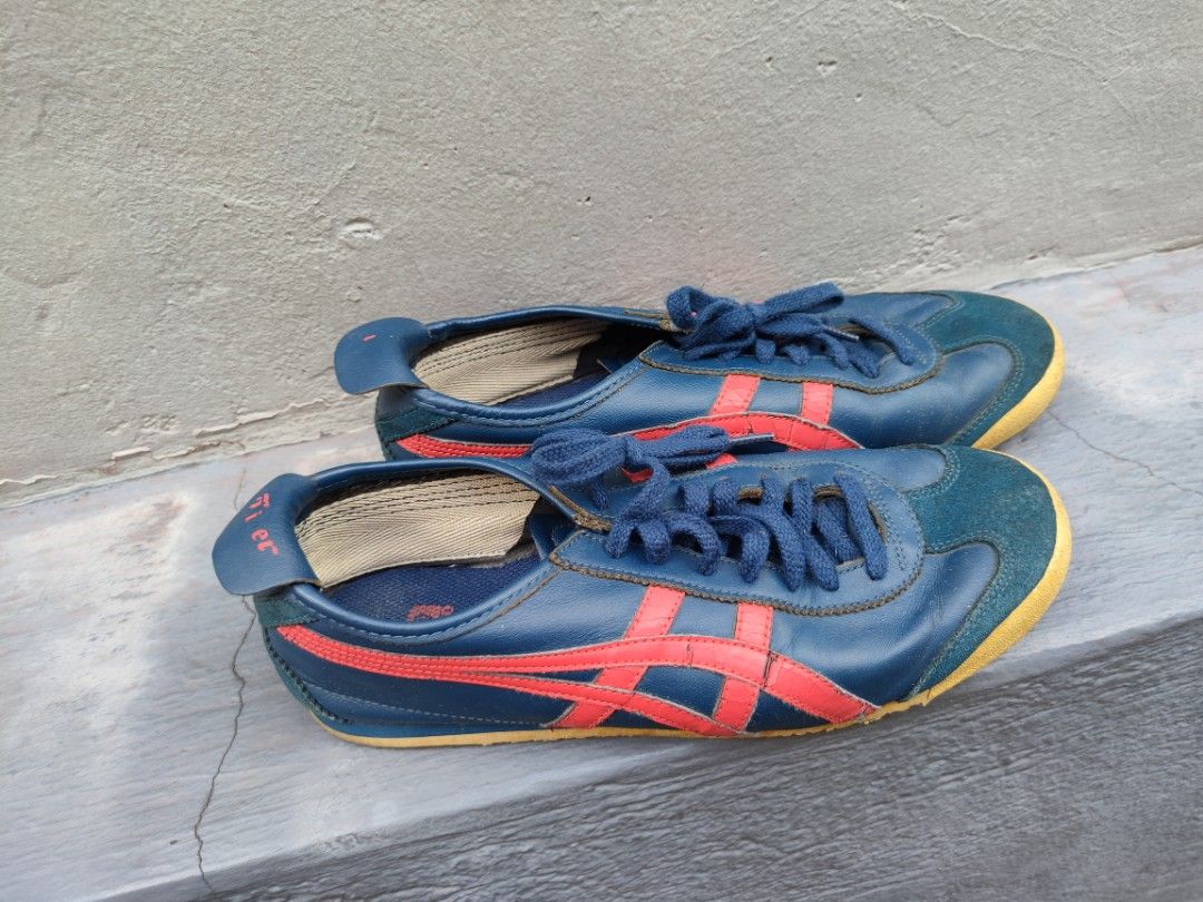 Tiger Onitsuka Mexico 66 (Category: Sneakers) located in Makati City. Submitted by njunx (Listing ID 1249279212, Image 1). Description: Pre-loved Used Poseidon Blue Red Sz 8.5mens Black Gold Sz 9mens Blue Grey Sz 9mens TAKE ALL 4000.