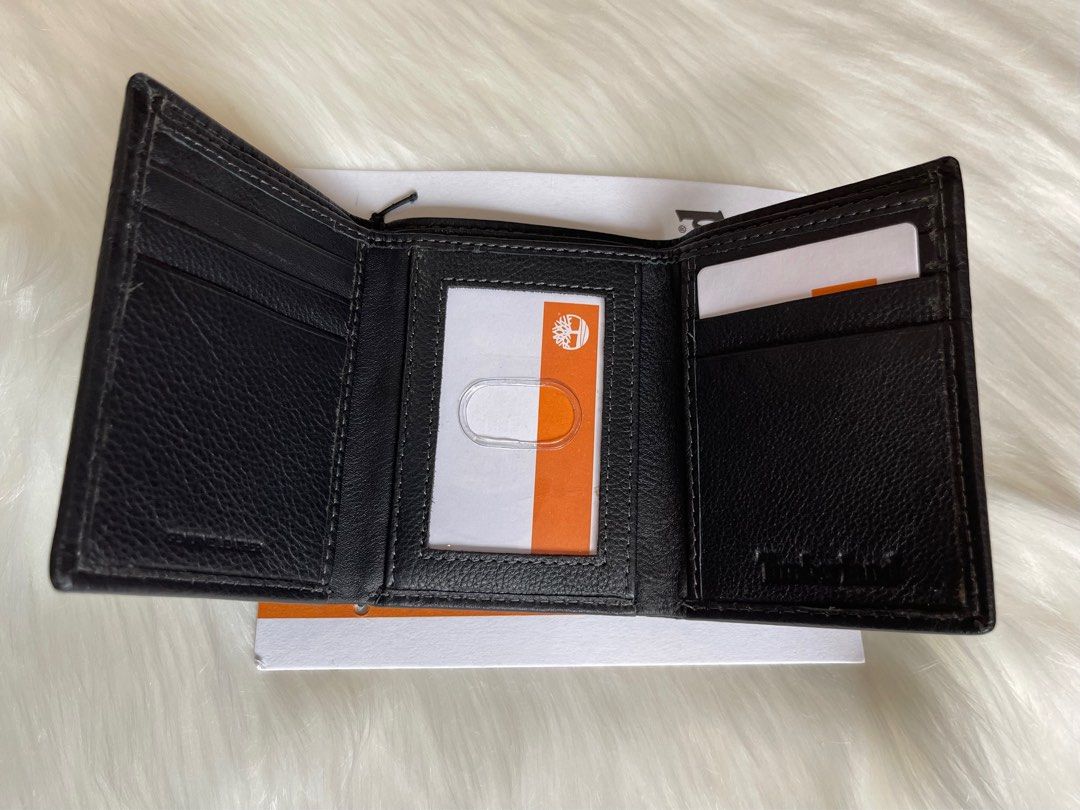 timberland mens trifold wallet