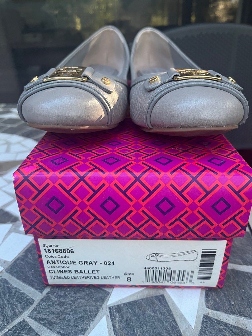 Gray tory new arrivals burch flats