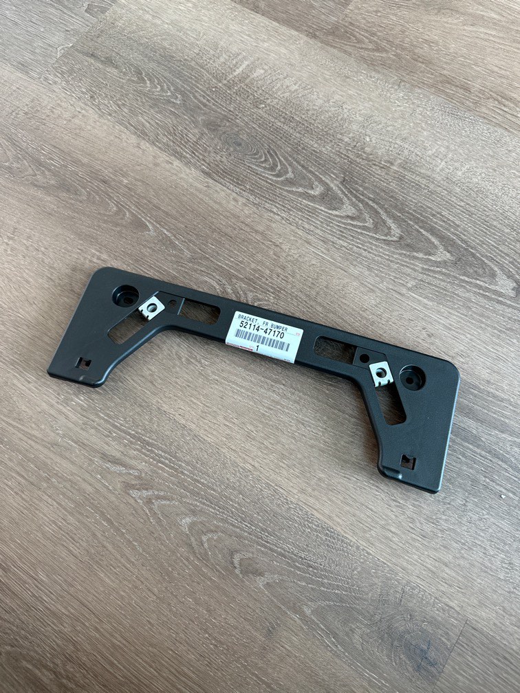 Toyota Prius plate holder bracket front bumper extension mounting