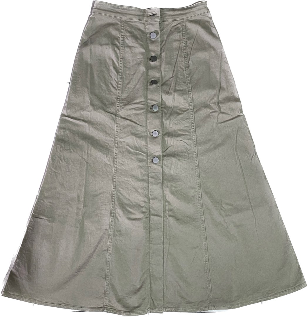 Uniqlo button front skirt sale