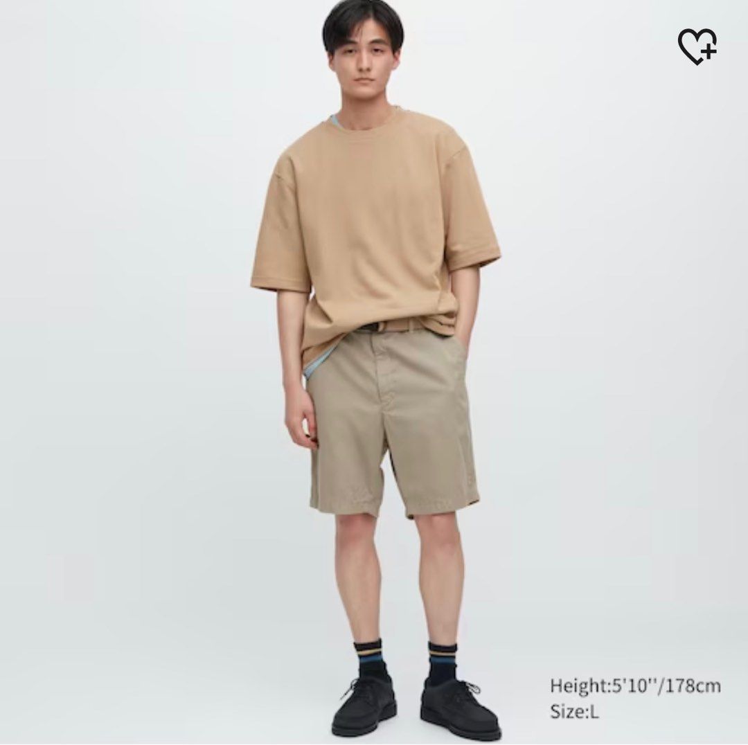 Uniqlo khaki shorts shop