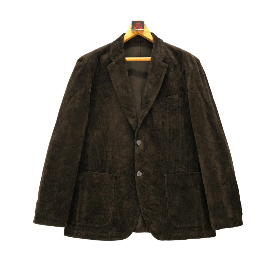 UNIQLO CORDUROY SUIT JACKET BLAZERS CASUAL JACKET SIZE XL 7386 142