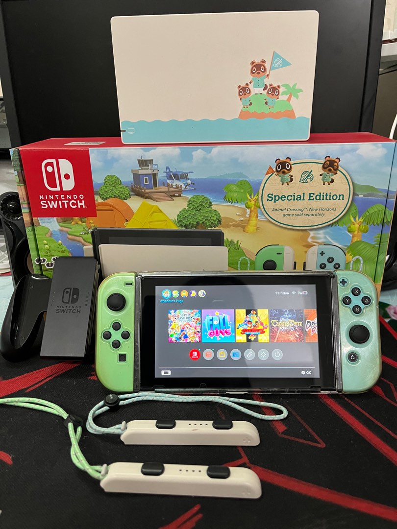 Used animal crossing switch sales