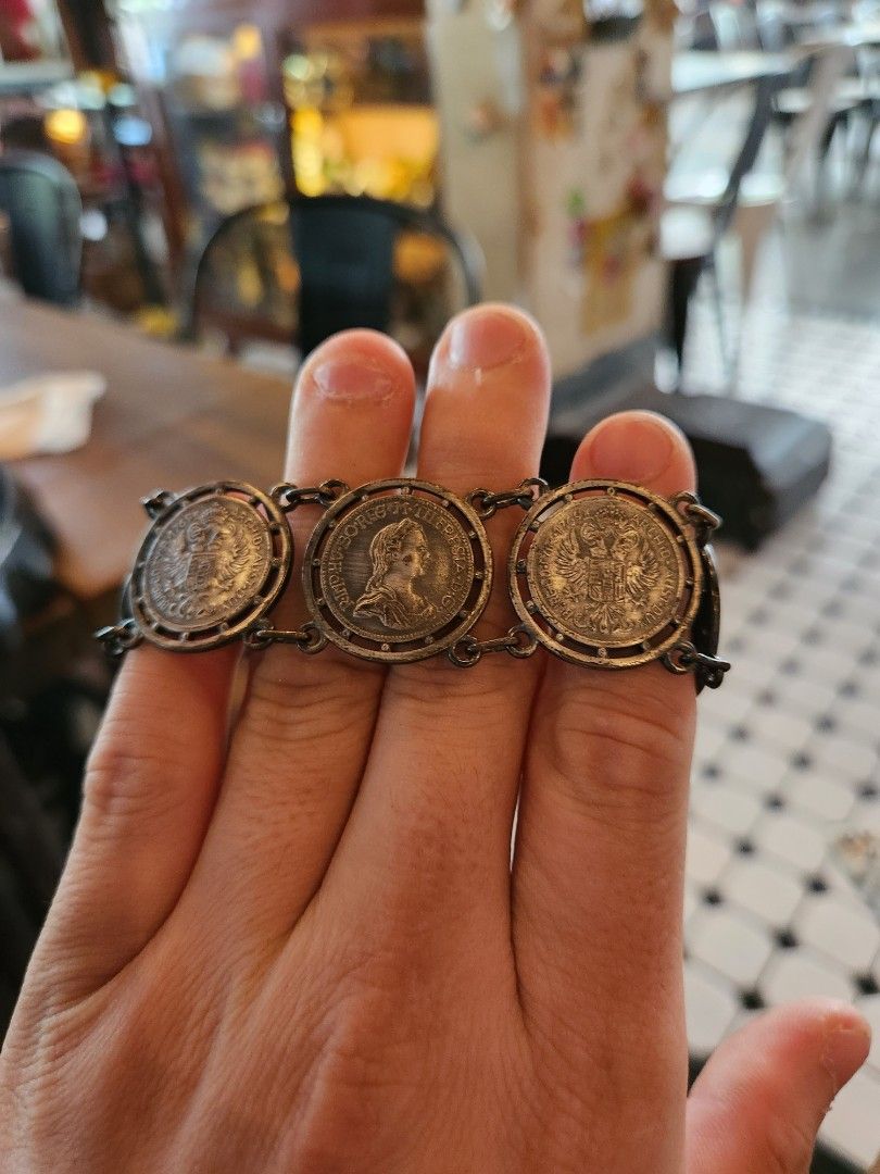 Vintage coin clearance bracelet