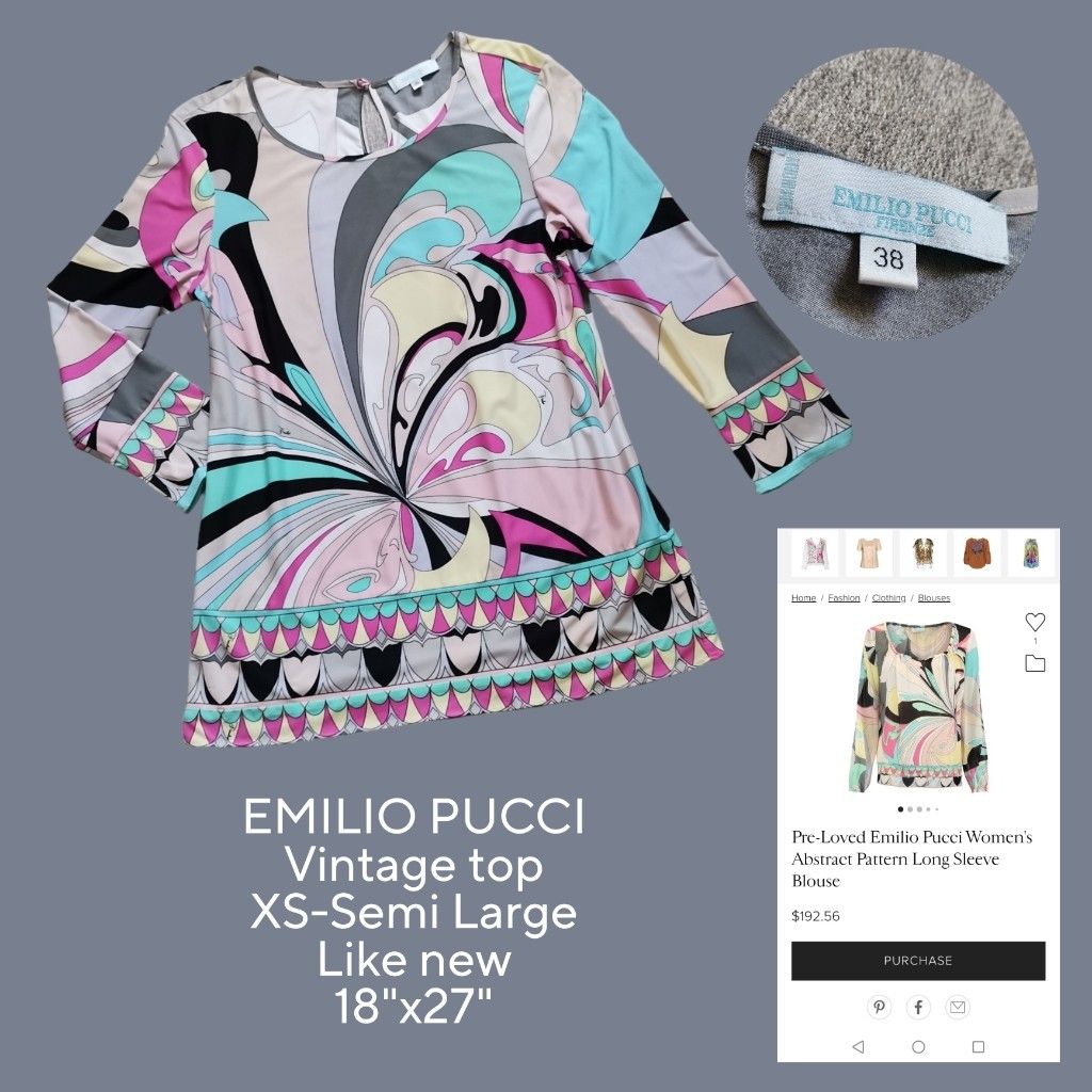 Vintage 60s/70s Emilio Pucci Psychedelic Lingerie Set, B Cup – Ian