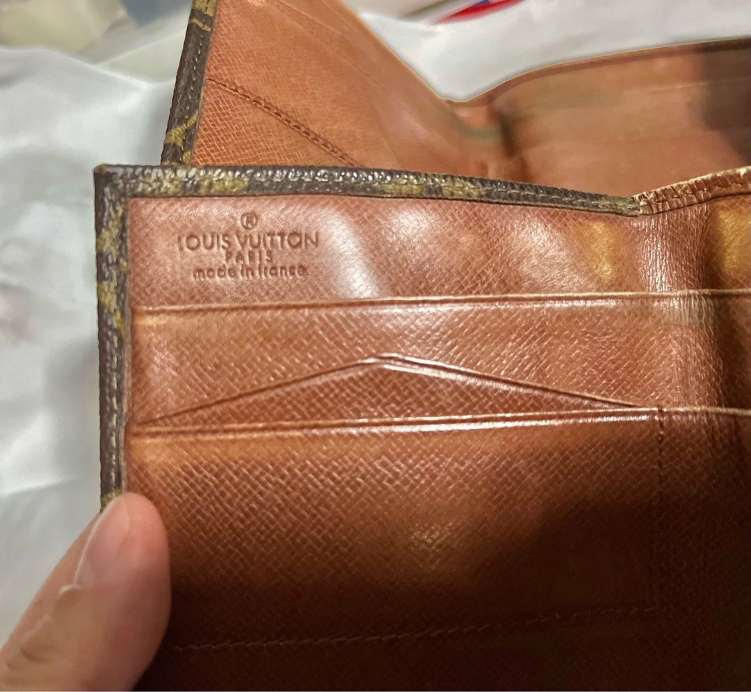 Louis Vuitton Elise Wallet in brown Monogram . Made in France