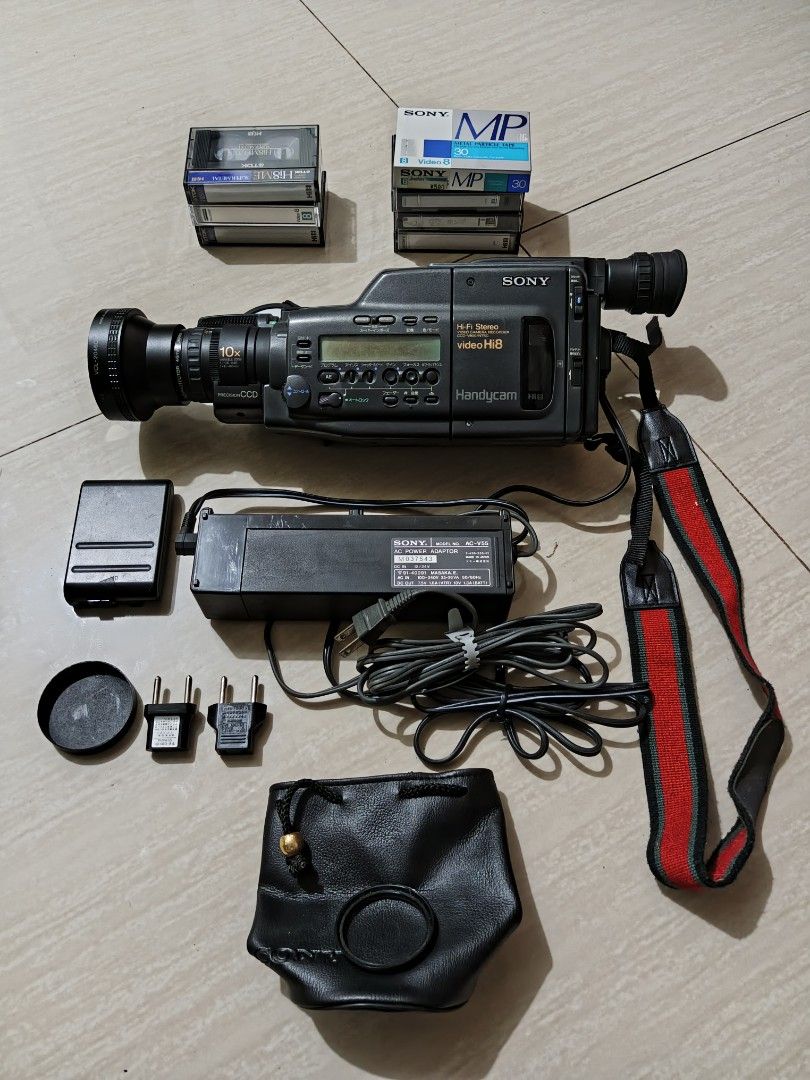 kamera sony video hi8 handycam