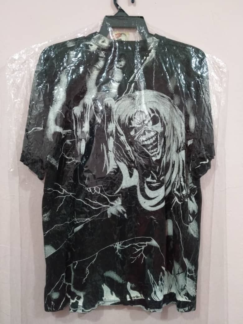 Vintage True Iron Maiden Devil European All Over Print 1992