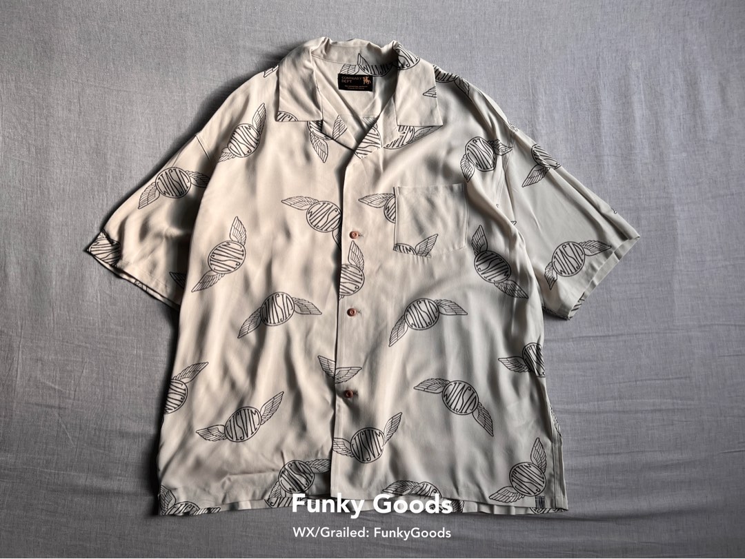 Visvim 22ss Contrary Dept Wallis Shirt S/S, 名牌, 服裝- Carousell