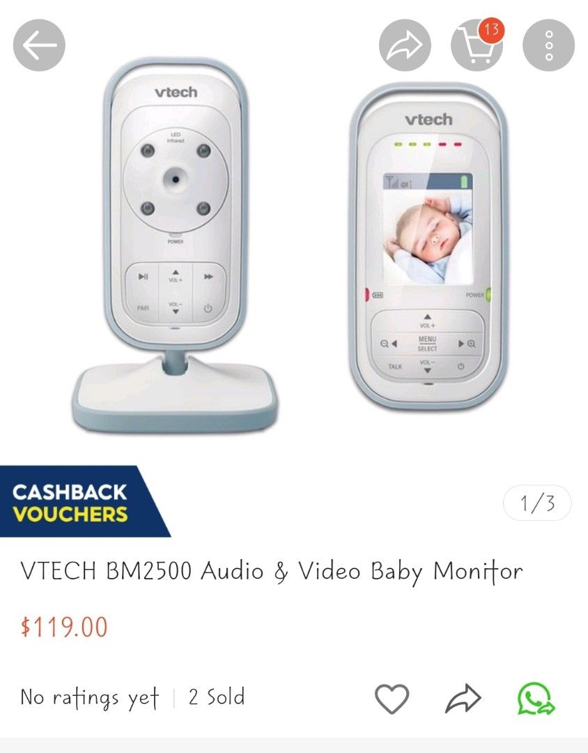 Vtech baby monitor bm2500 2025