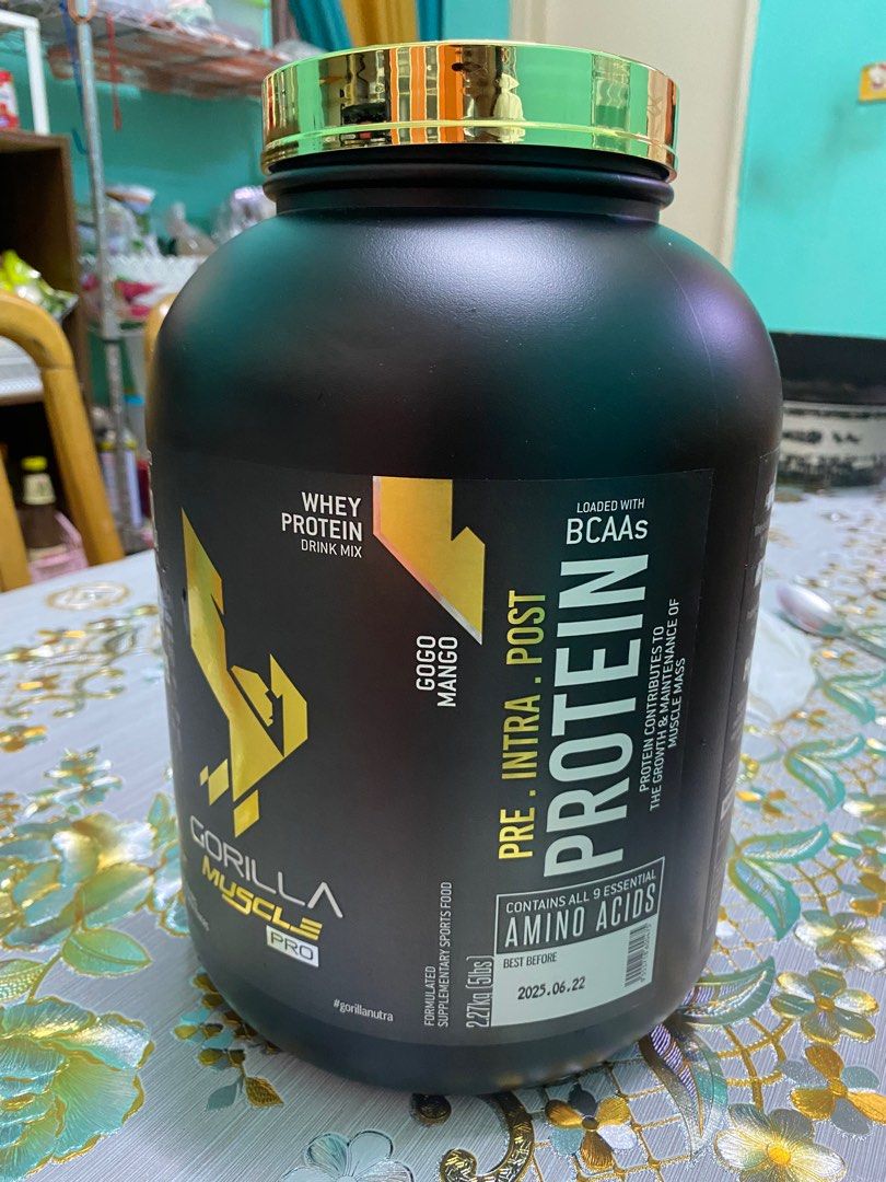 Whey Protein Gorilla Muscle Pro, Health & Nutrition, Health Supplements, Sports & Fitness