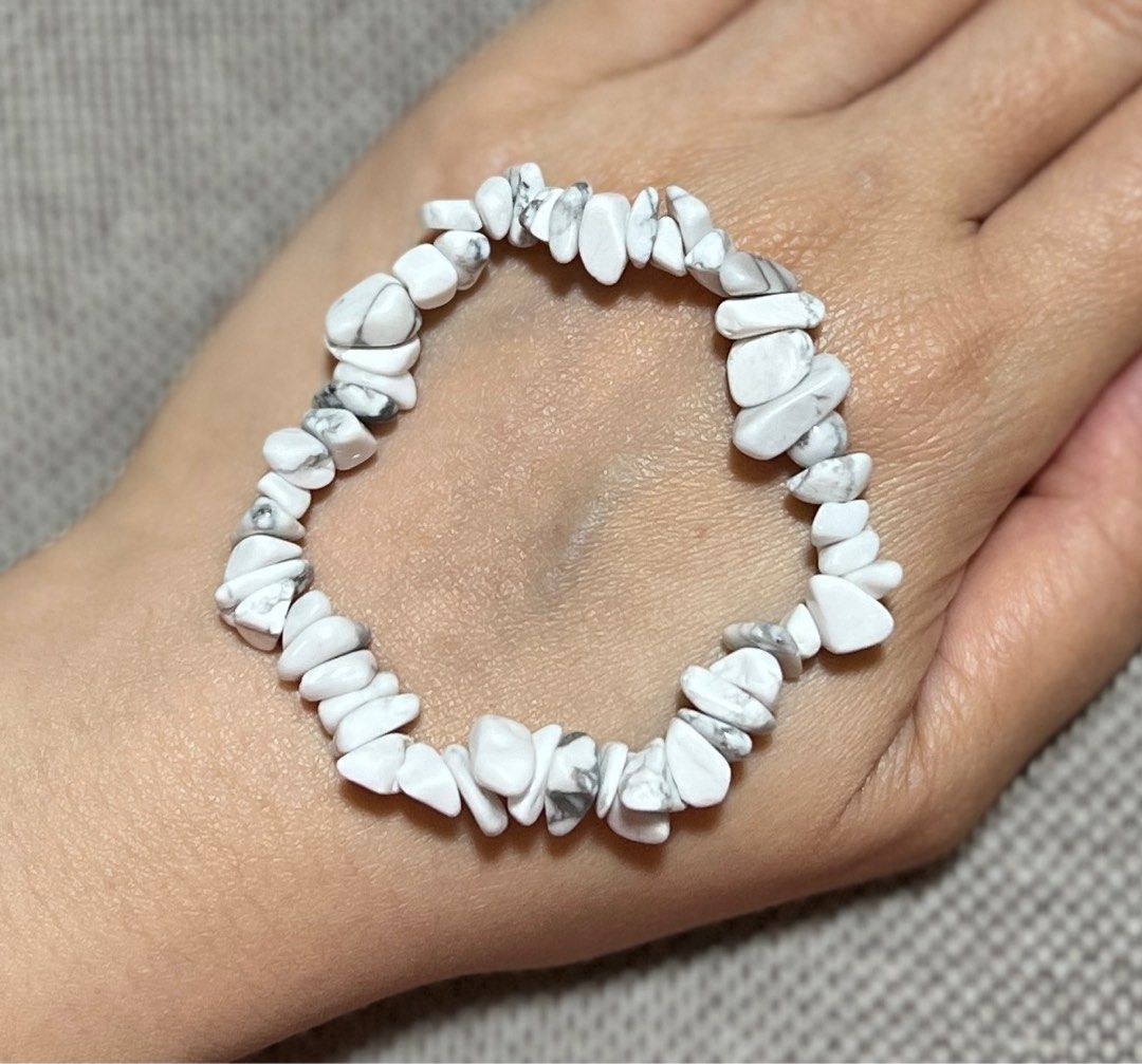 White Turquoise Freeform Bracelet Women s Fashion Jewelry