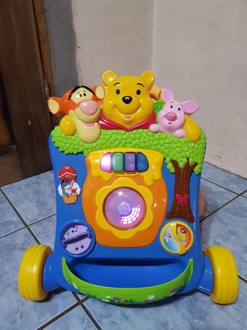 WINNIE THE POOH PUSH WALKER Babies Kids Infant Playtime on