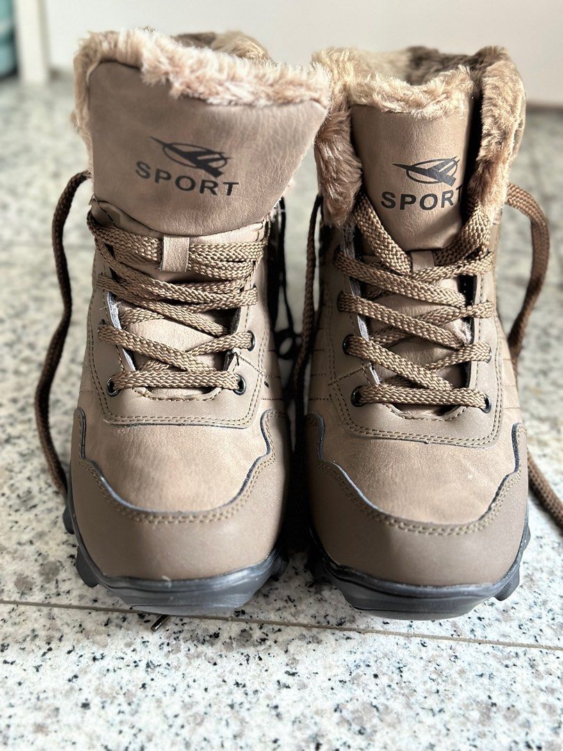 Mens casual discount winter boots