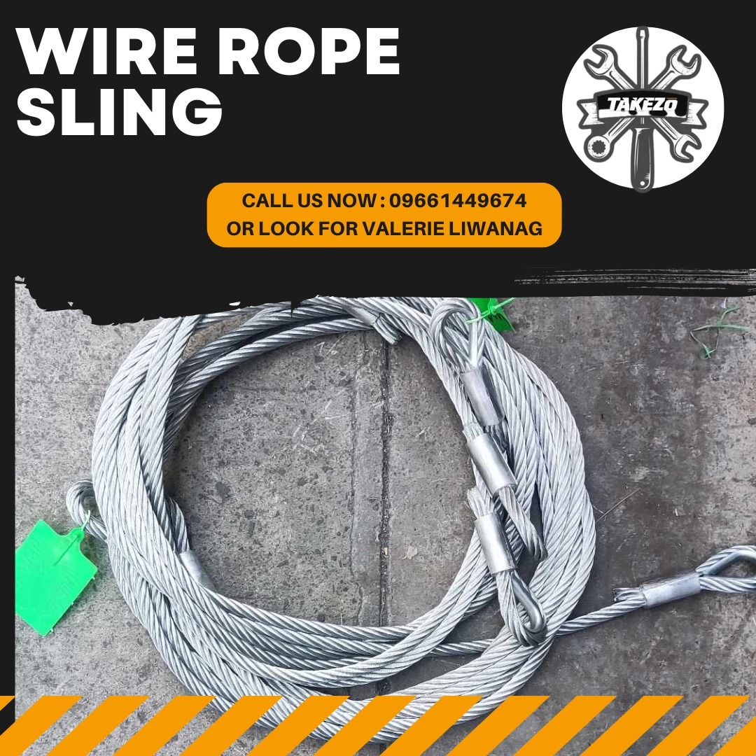 WIRE ROPE SLING, Commercial & Industrial, Industrial Equipment on Carousell