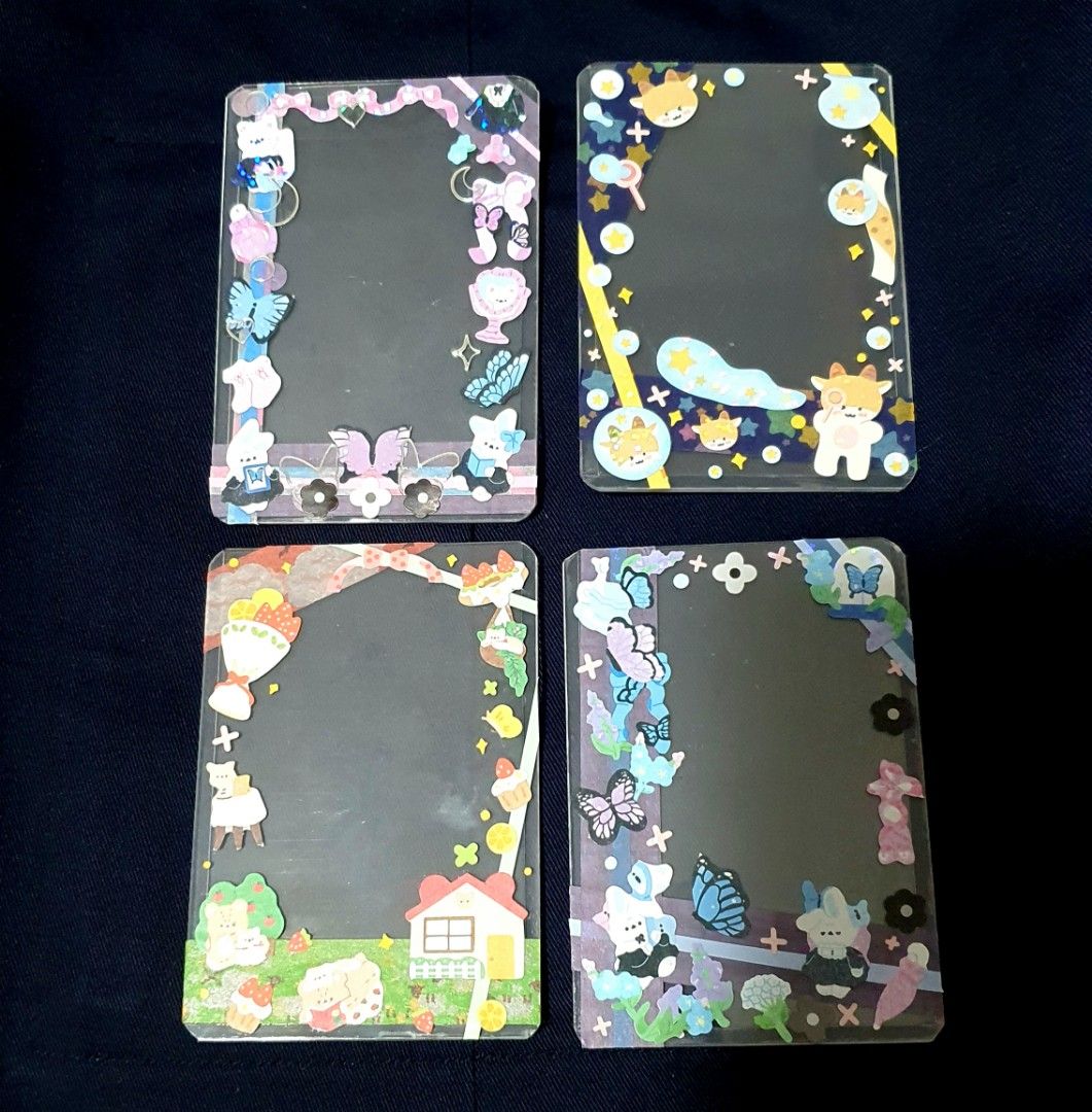 wts decorated toploaders for photocards, Hobbies & Toys, Memorabilia