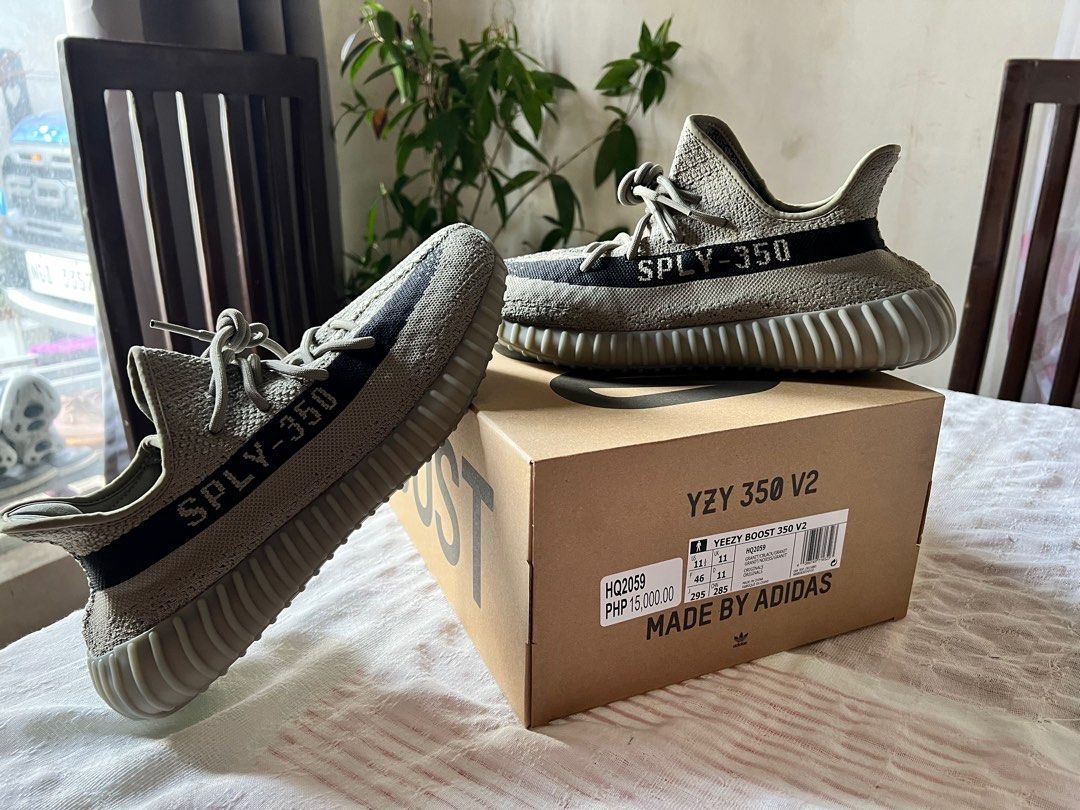 Yeezy 350 v2 static, mx dark salt, slide slate grey, yeezy granite, Men's  Fashion, Footwear, Sneakers on Carousell