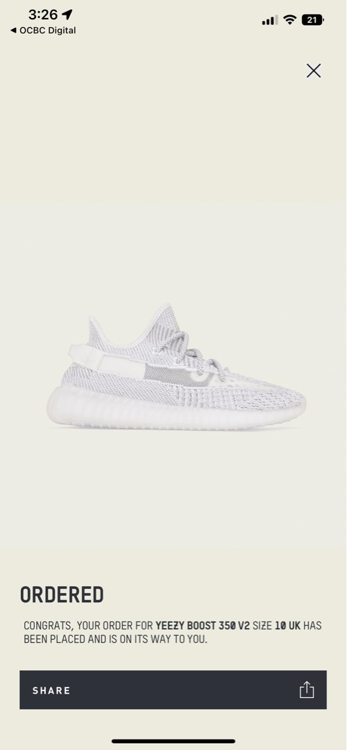Yeezy Boost 350 V2 Static Men s Fashion Footwear Sneakers on