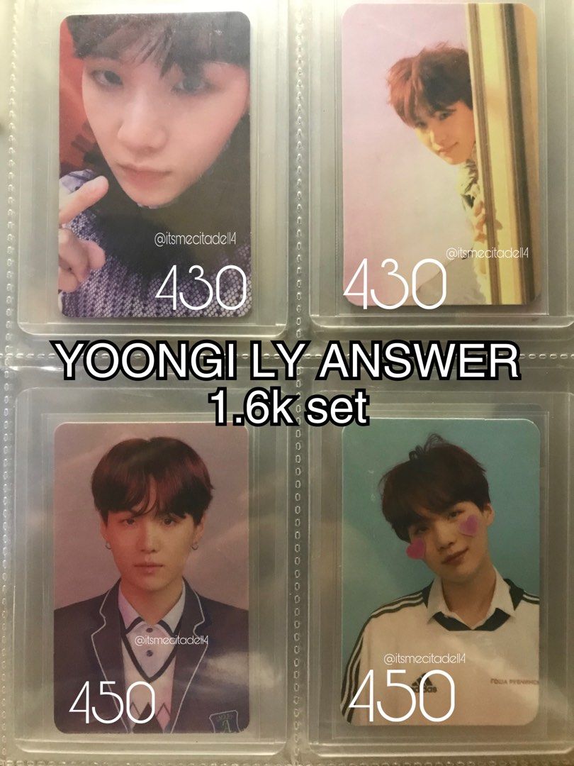 Yoongi LY Album PCs on Carousell