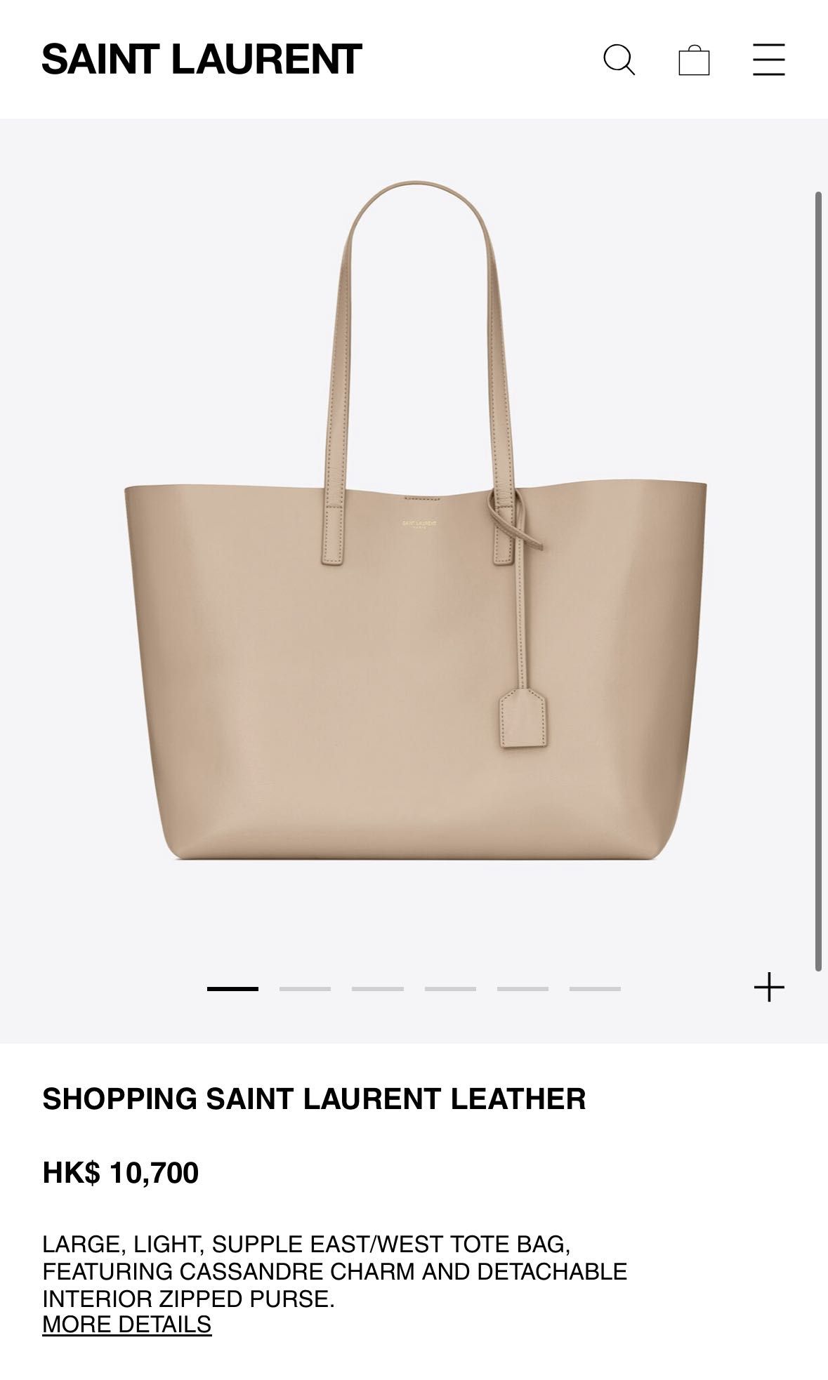 Ysl tote hotsell bag hk