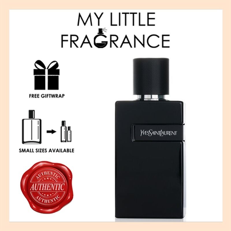 YSL Y Le Parfum 5ml 10ml 100ml for Men Man Male Guys Him pour Homme Yves Saint Laurent Black Authentic Original Genuine BNIB Perfume Fragrance