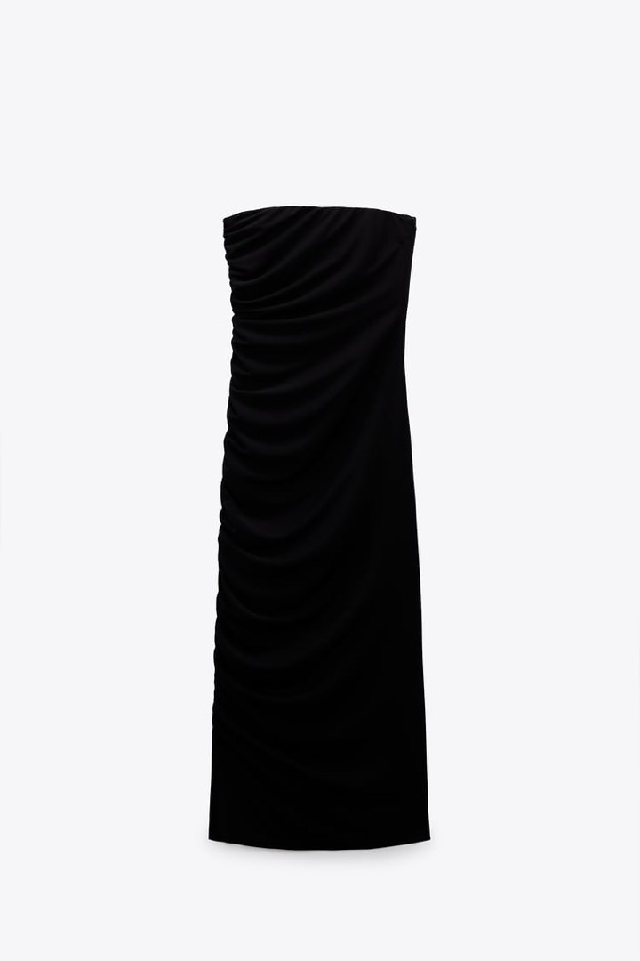 draped sheath dress zara