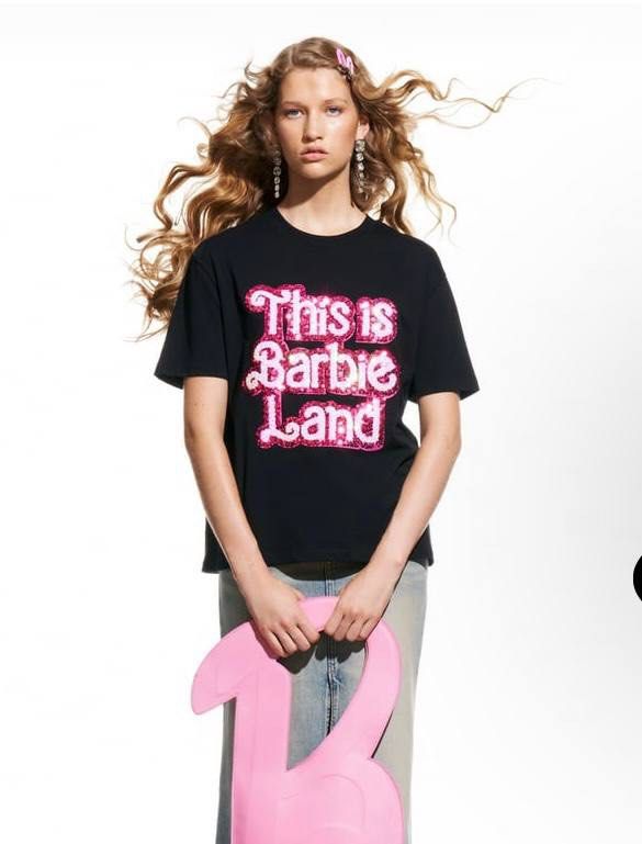 Zara barbie shirt discount