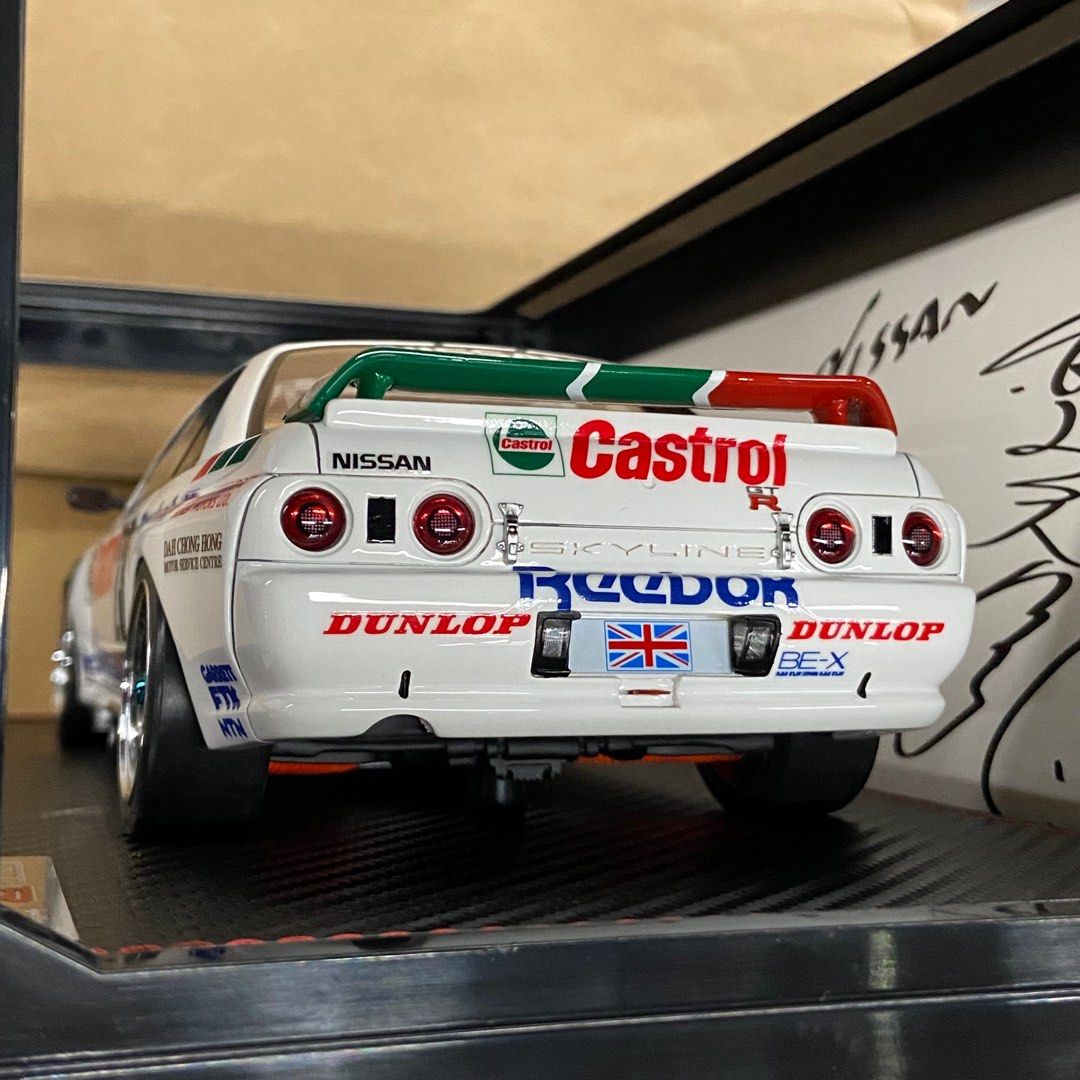 1/18 Ignition Model 2777 Castrol Skyline #23 1990 Macau
