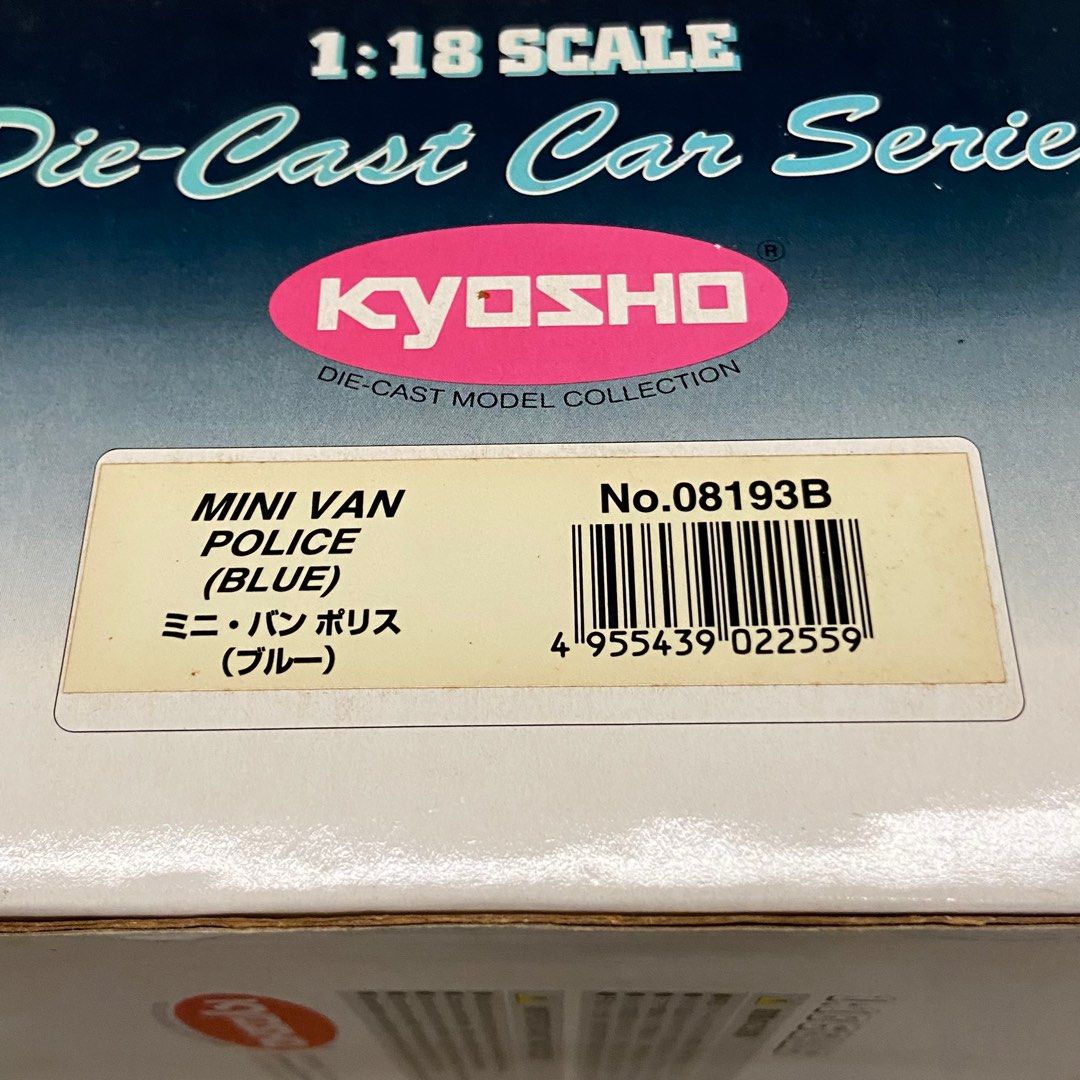 1/18 Kyosho Mini Van Police No.08193B, 興趣及遊戲, 玩具& 遊戲類