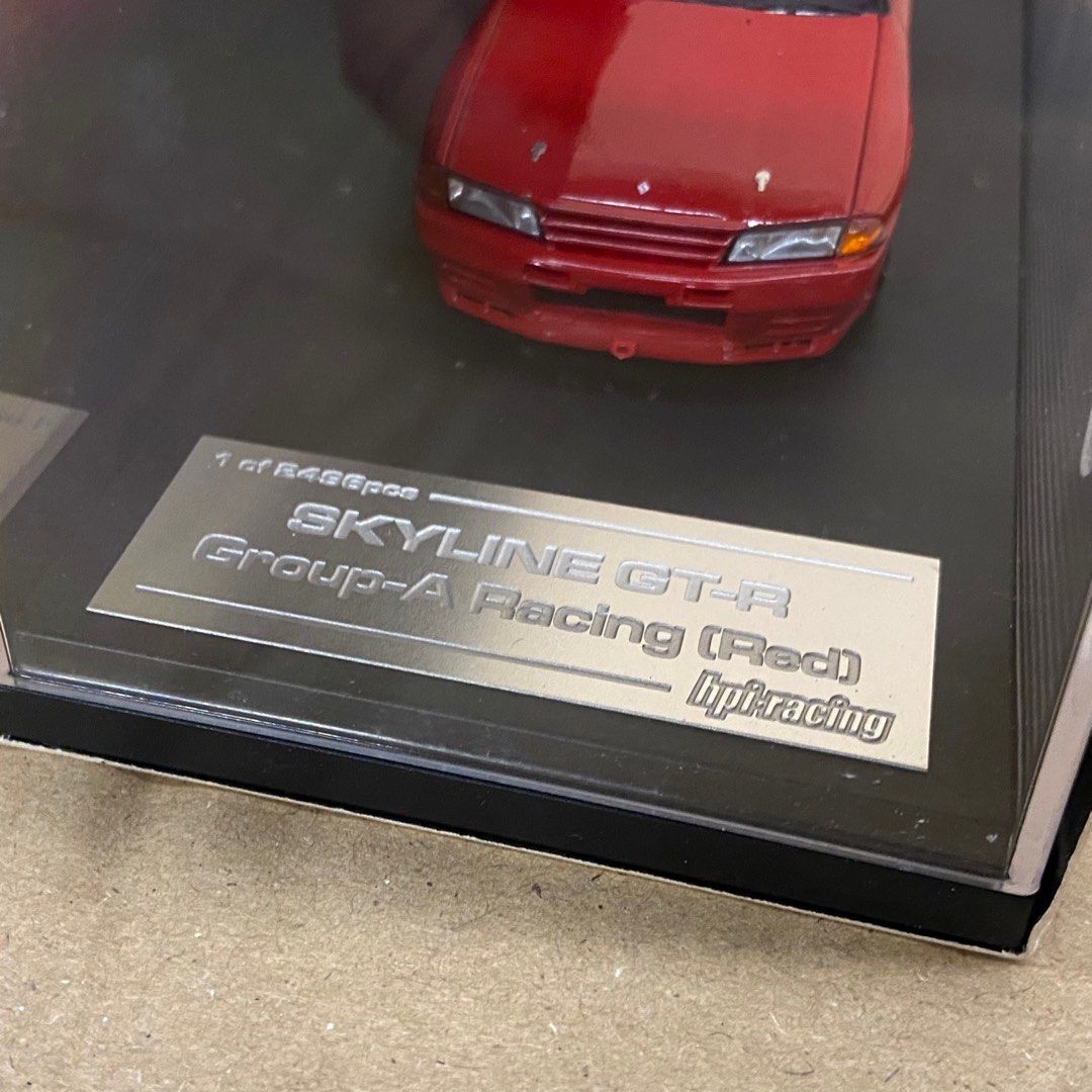 1/43 HPI Racing 989 Nissan Skyline GT-R Group A Racing Red