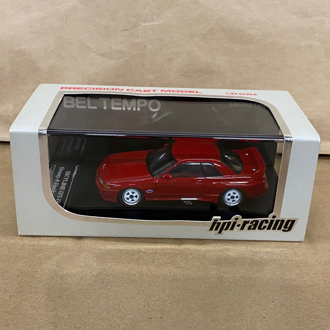 1/43 HPI Racing 989 Nissan Skyline GT-R Group A Racing Red R32 GTR 