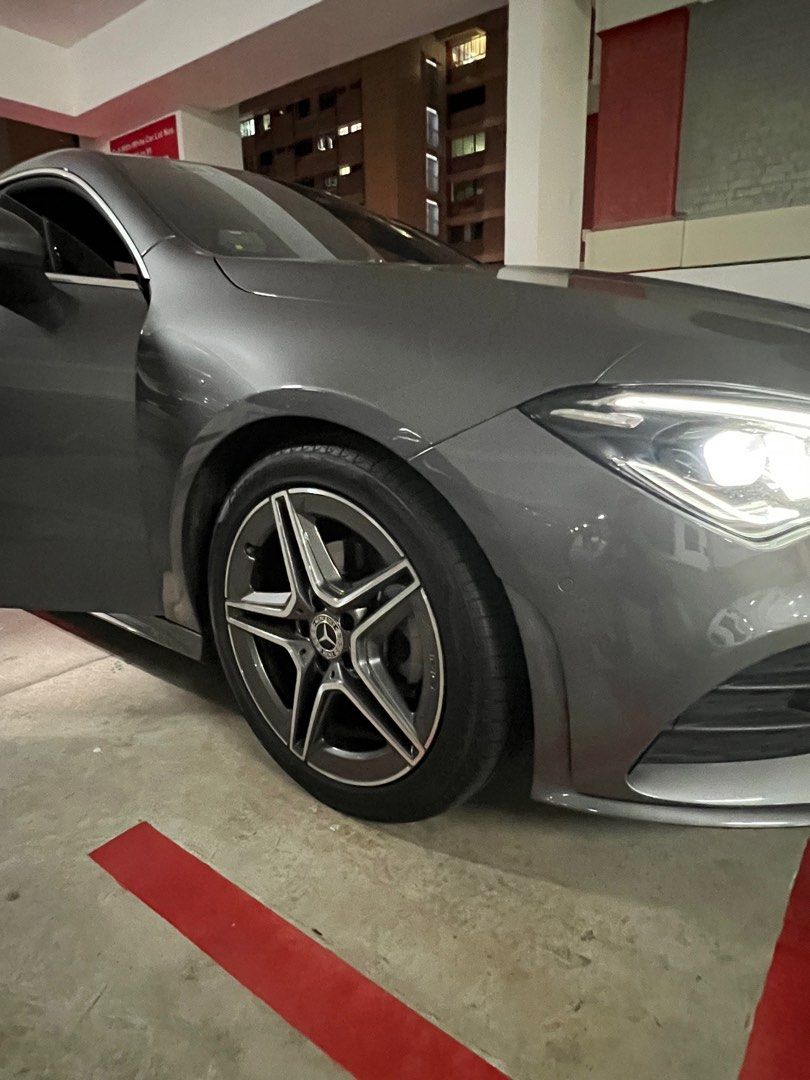 18 inch original AMG line rim, Car Accessories, Tyres & Rims on Carousell