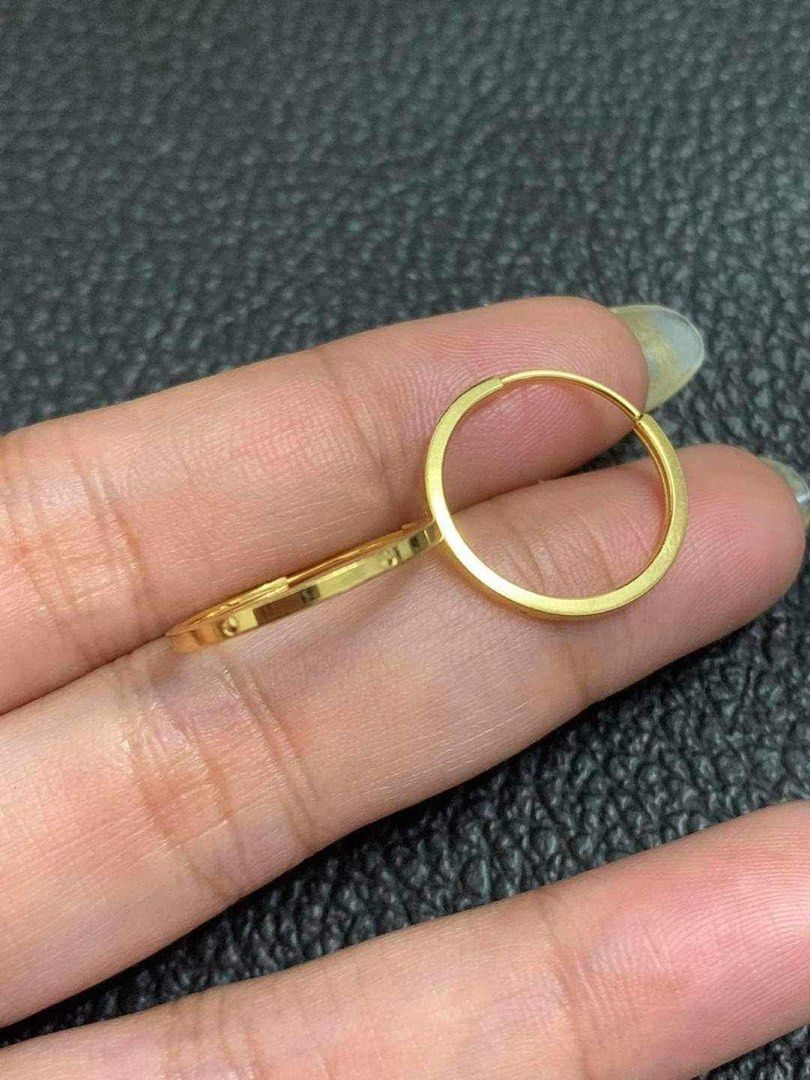 18K Gold Cartiyer Loop(solid) (Category: Earrings) located in Cainta. Submitted by krissssh (Listing ID 1249472913, Image 3). Description: Cartiyer Loop(solid) 1.26 est grams more or less ✅18K SAUDI GOLD ✅💯PAWNABLE .