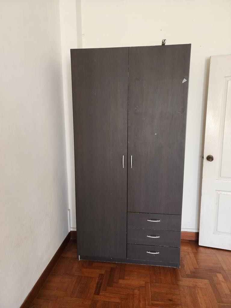 2x2 door walnut colour wardrobe 1x3 door walnut cour wardrobe 1