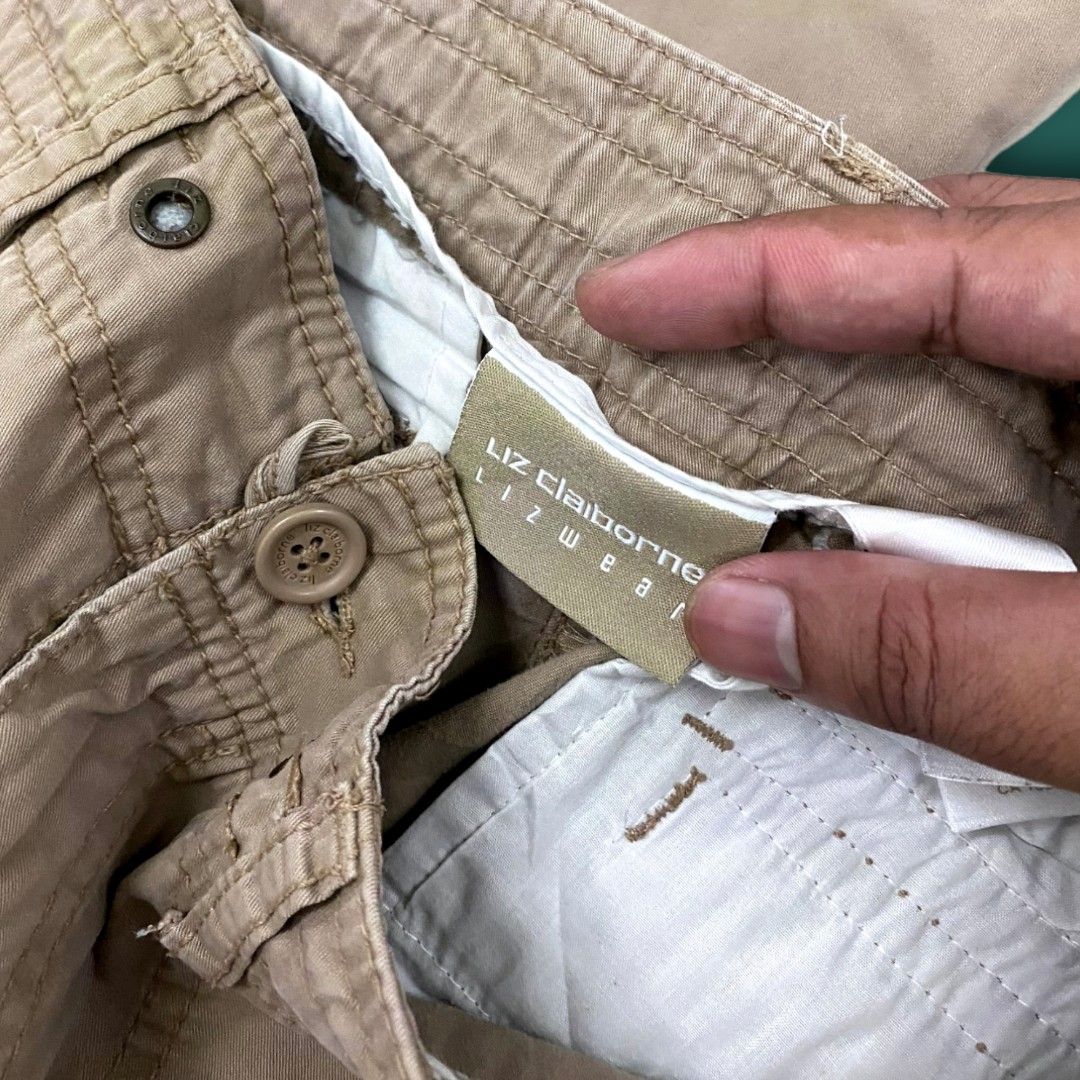 Liz claiborne cargo pants hot sale
