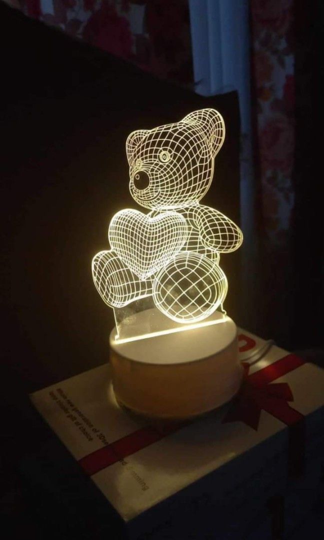 3D creative Visualization lamp on Carousell