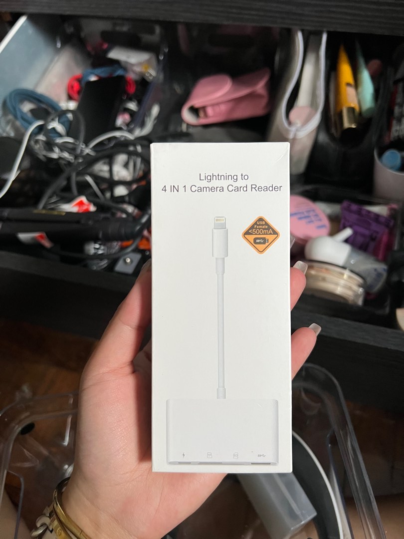 4 in1 sd card reader lightning to tf sd usb lightning, Mobile Phones