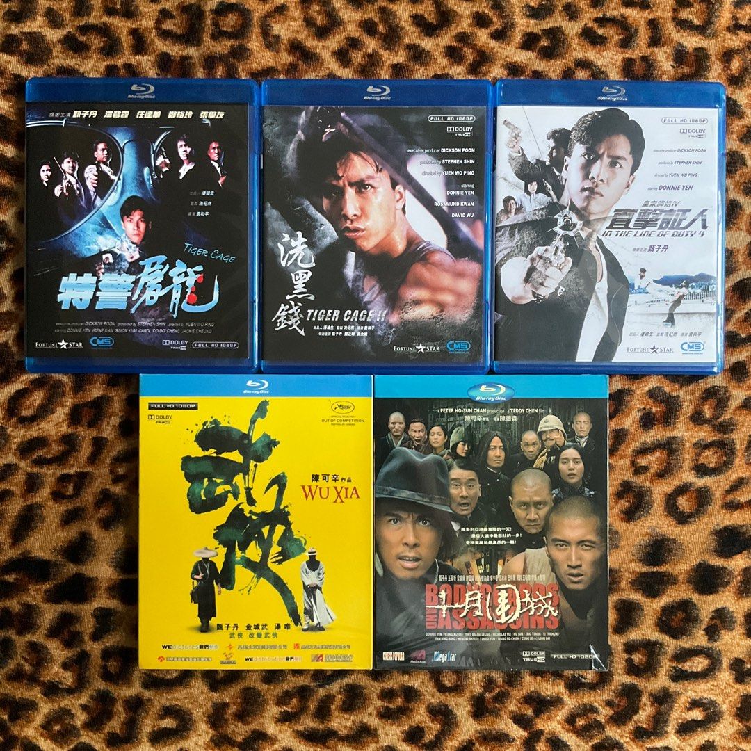 850全走] 甄子丹Donnie Yen 經典港產片Blu-ray 五套, 興趣及遊戲, 音樂