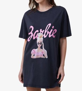 H M Barbie T shirt Women s Fashion Tops Shirts on Carousell