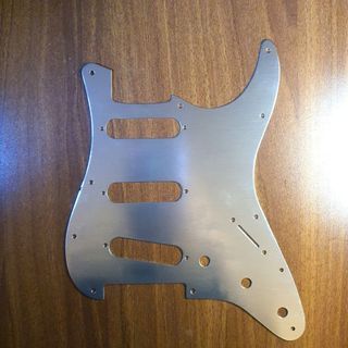 SILVER Aluminium Not Anodized Pickguard for Stratocaster Electric Guitar. Fits Fender + Squier