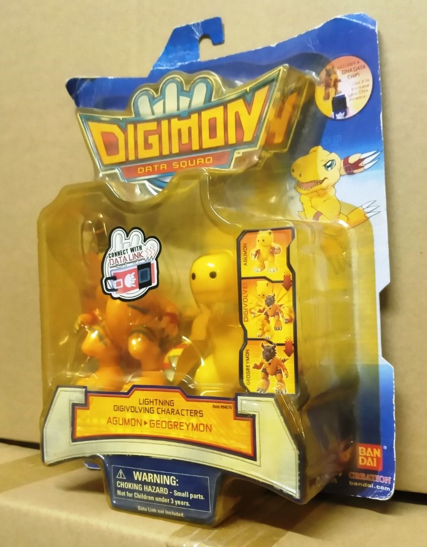 絕版 包裝殘舊 2007年 Bandai Digimon Data Squad Lightning Digivolving ...
