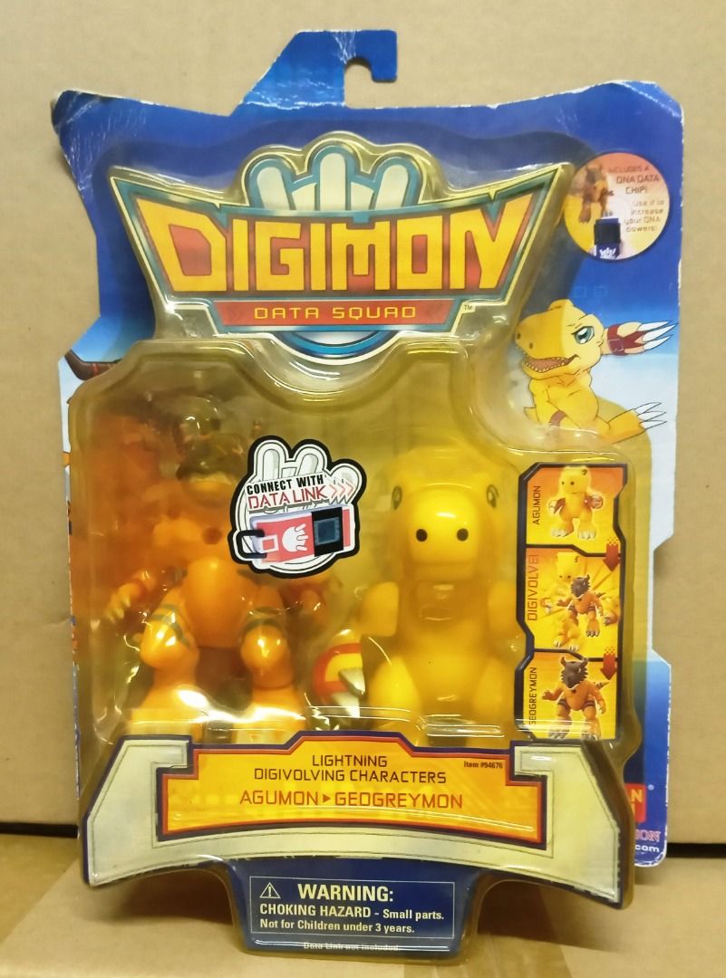 絕版 包裝殘舊 2007年 Bandai Digimon Data Squad Lightning Digivolving ...