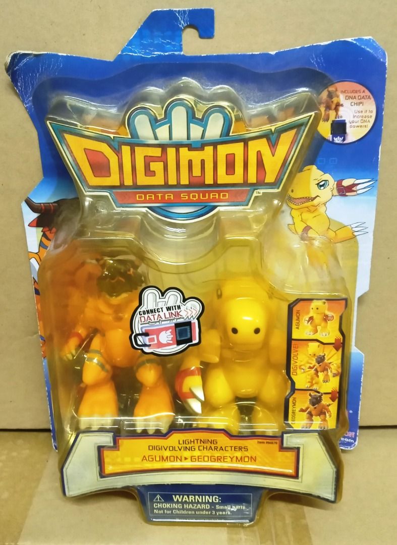 絕版 包裝殘舊 2007年 Bandai Digimon Data Squad Lightning Digivolving ...