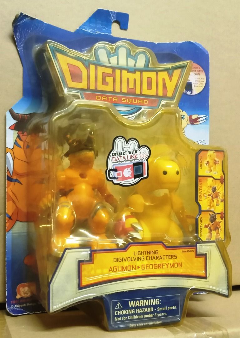 絕版 包裝殘舊 2007年 Bandai Digimon Data Squad Lightning Digivolving ...