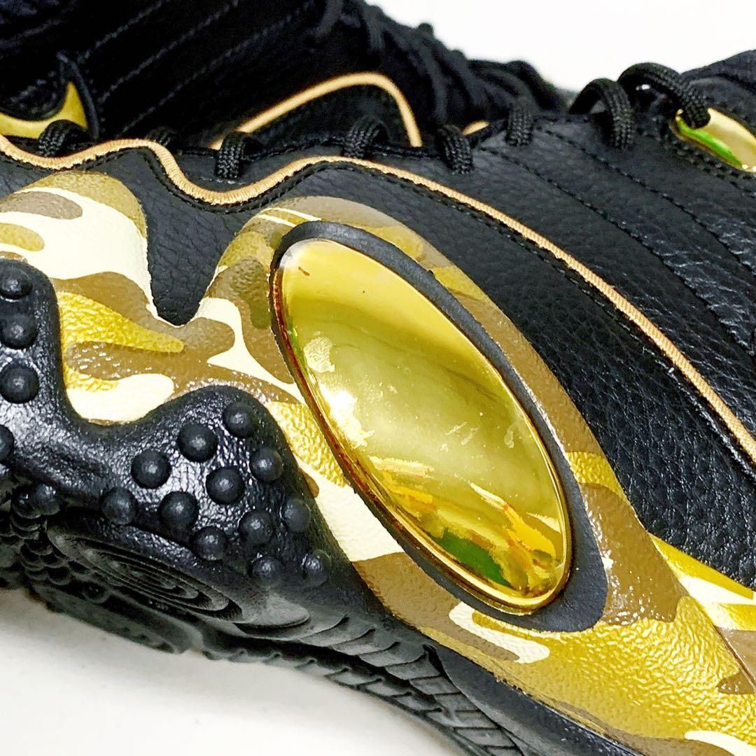 全新 NIKE ZOOM UPTEMPO V PREMIUM CAMO JASON KIDEE 籃球鞋 墨鏡鞋 車輪鞋 迷彩 黑金配色 US8 /  US9 / US9.5 / US10 366570-070 SNK-M TP0_238 #23旋轉生日慶 #23開學季