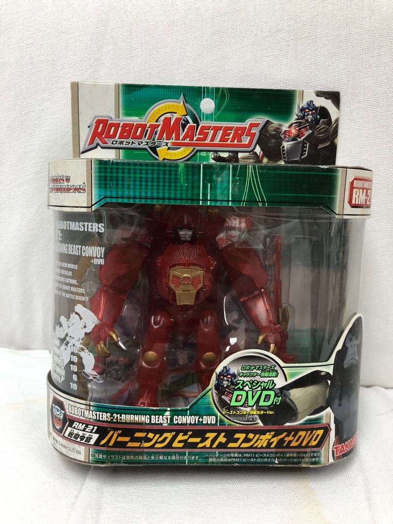 《罕有全新》變形金剛 Takara 2004 Transformers Robotmasters RM21 Burning Beast