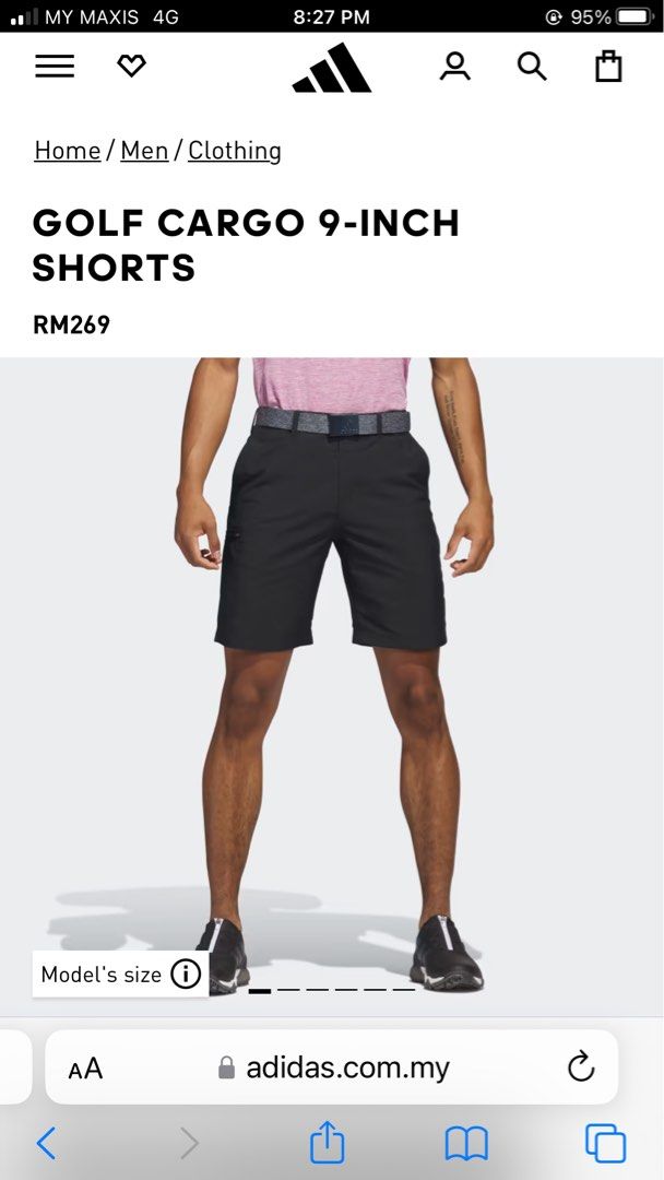 Adidas 9 inch sale golf shorts