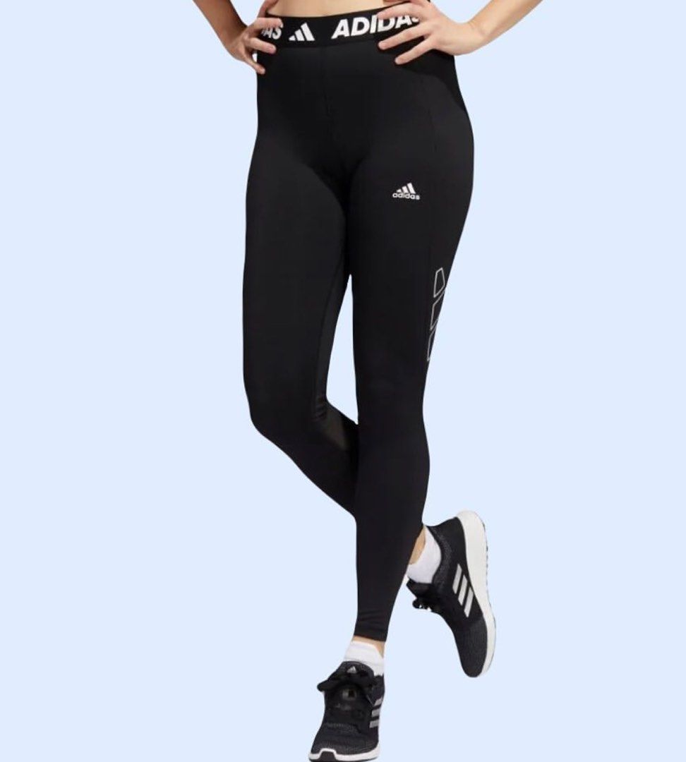 Adidas Highwaist Compression Leggings, Women's Fashion, Bottoms, Other  Bottoms on Carousell